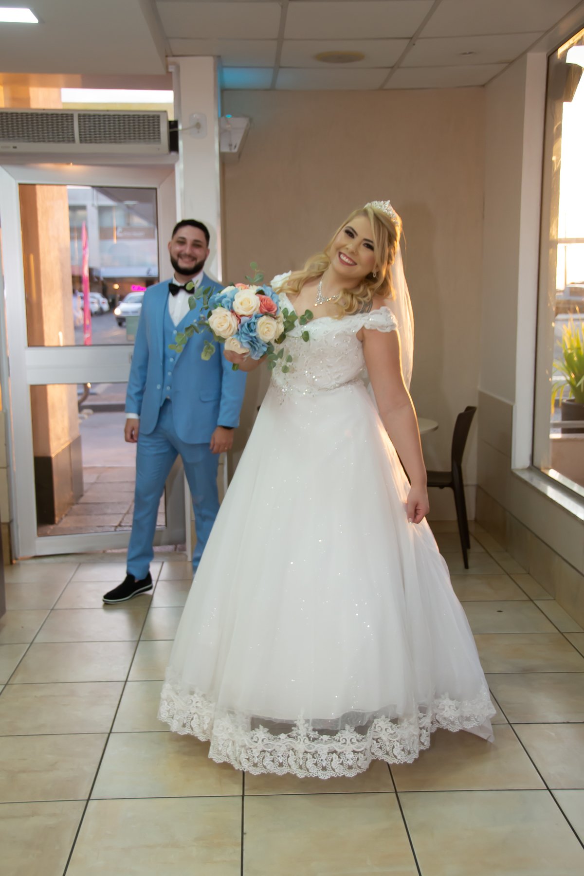 mini ensaio street wedding no  Mc Donalds 