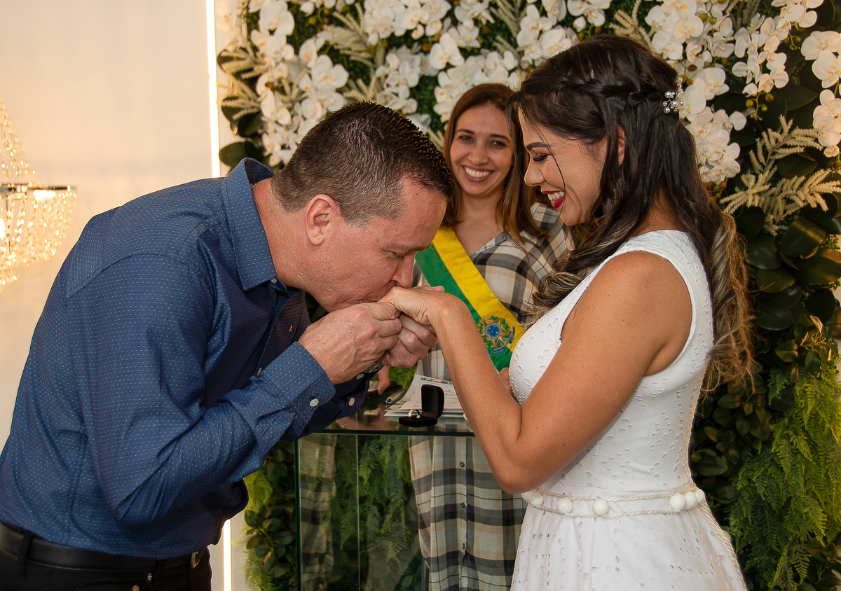 Sala Rio no Cartório Colorado troca das alianças