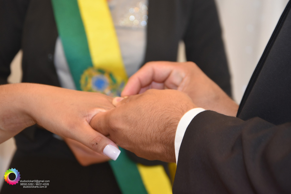 Hora da Aliança Sala especial de casamento do Cartório Colorado DF Juíza de paz  Cristiana Lopes 