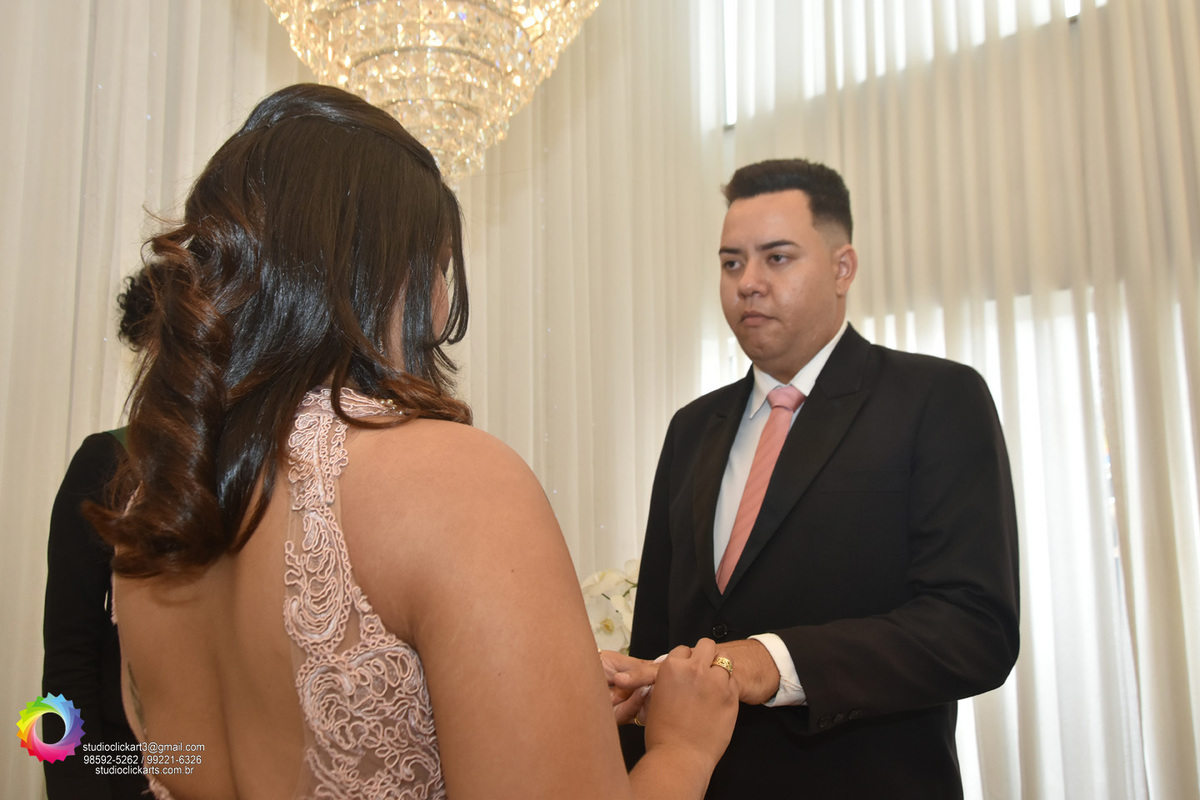 Hora da Aliança Sala especial de casamento do Cartório Colorado DF Juíza de paz  Cristiana Lopes 