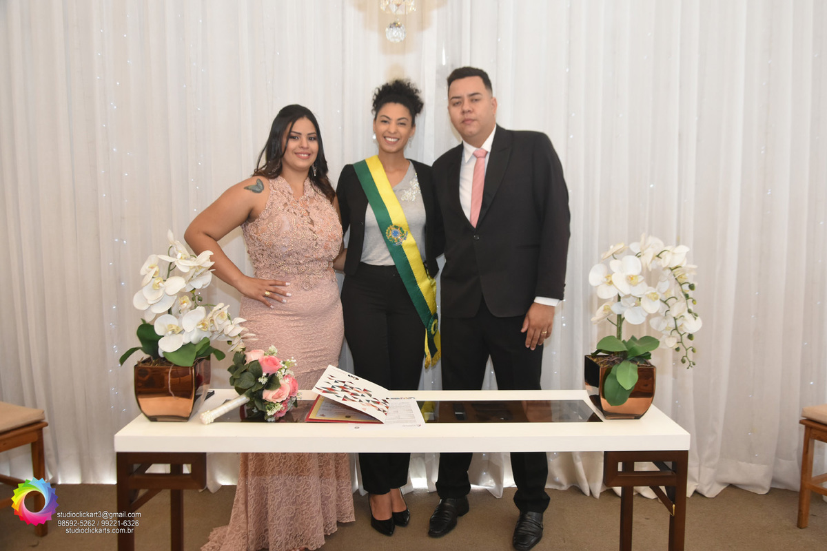 Hora da Aliança Sala especial de casamento do Cartório Colorado DF Juíza de paz  Cristiana Lopes 