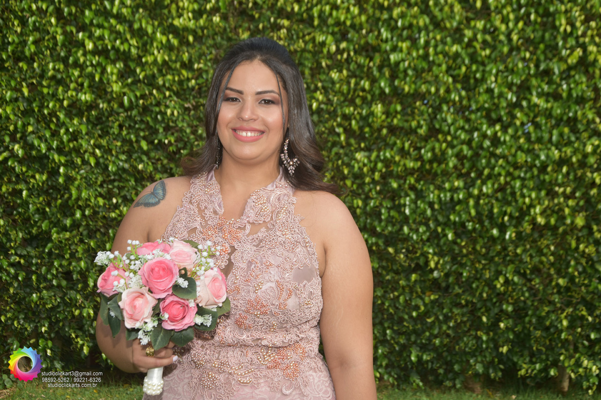 Aqui eu faço um pouco do estilo   #streetwedding no jardim