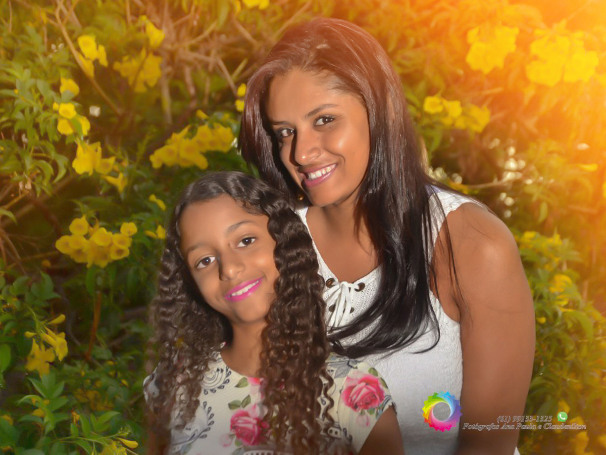 Thatyanne Gomes de Miranda ensaio no Parque Deck Sul df tia e sobrinha