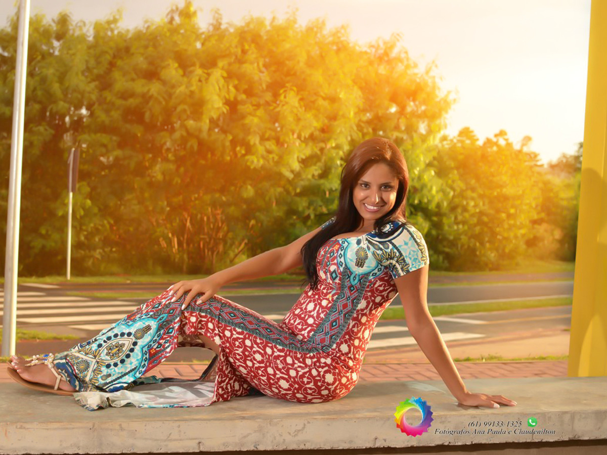 Thatyanne Gomes de Miranda ensaio no Parque Deck Sul df