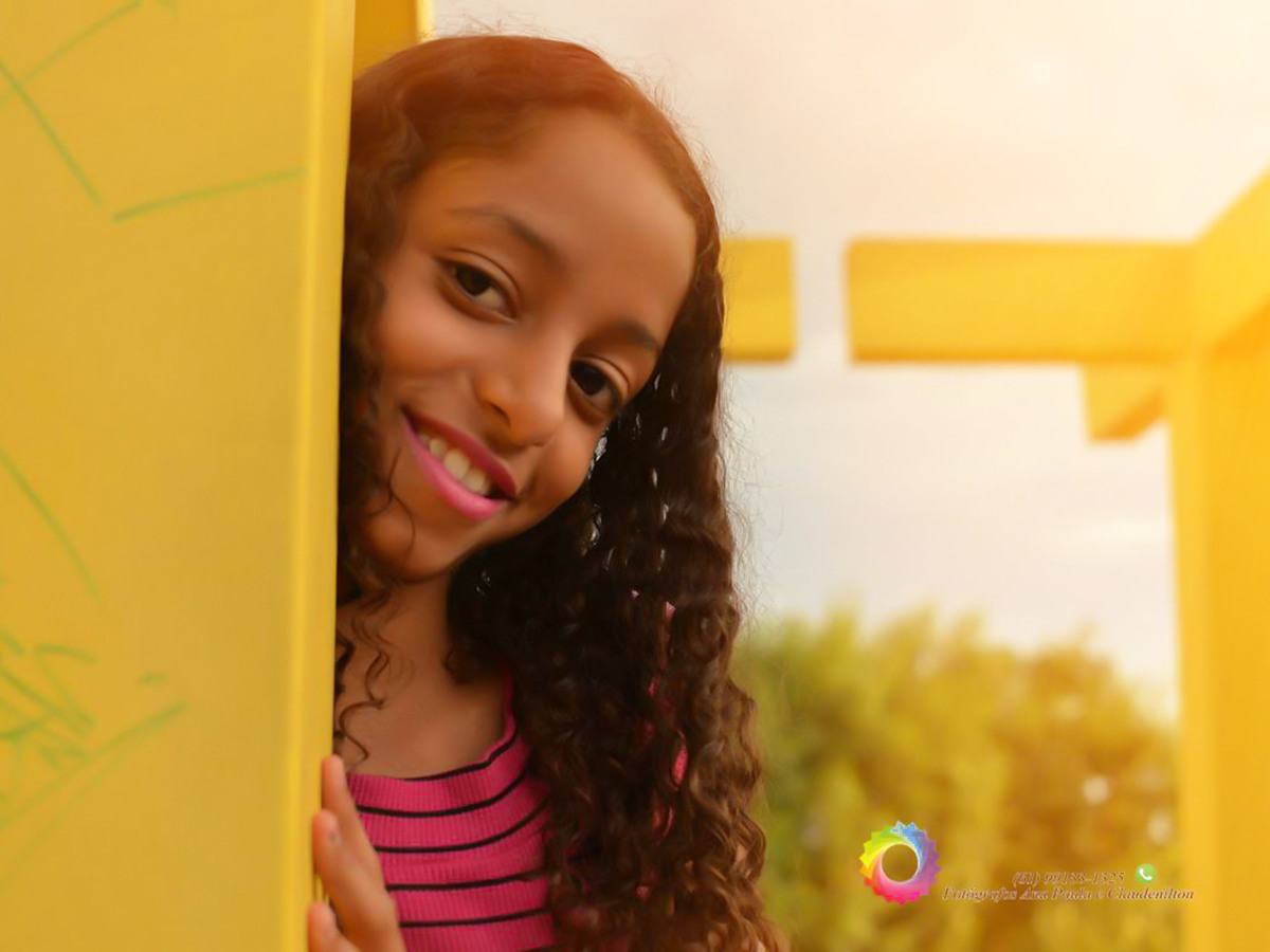 A sobrinha ensaio infantil