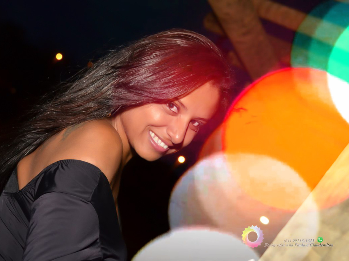 A noite Thatyanne Gomes de Miranda ensaio no Parque Deck Sul df