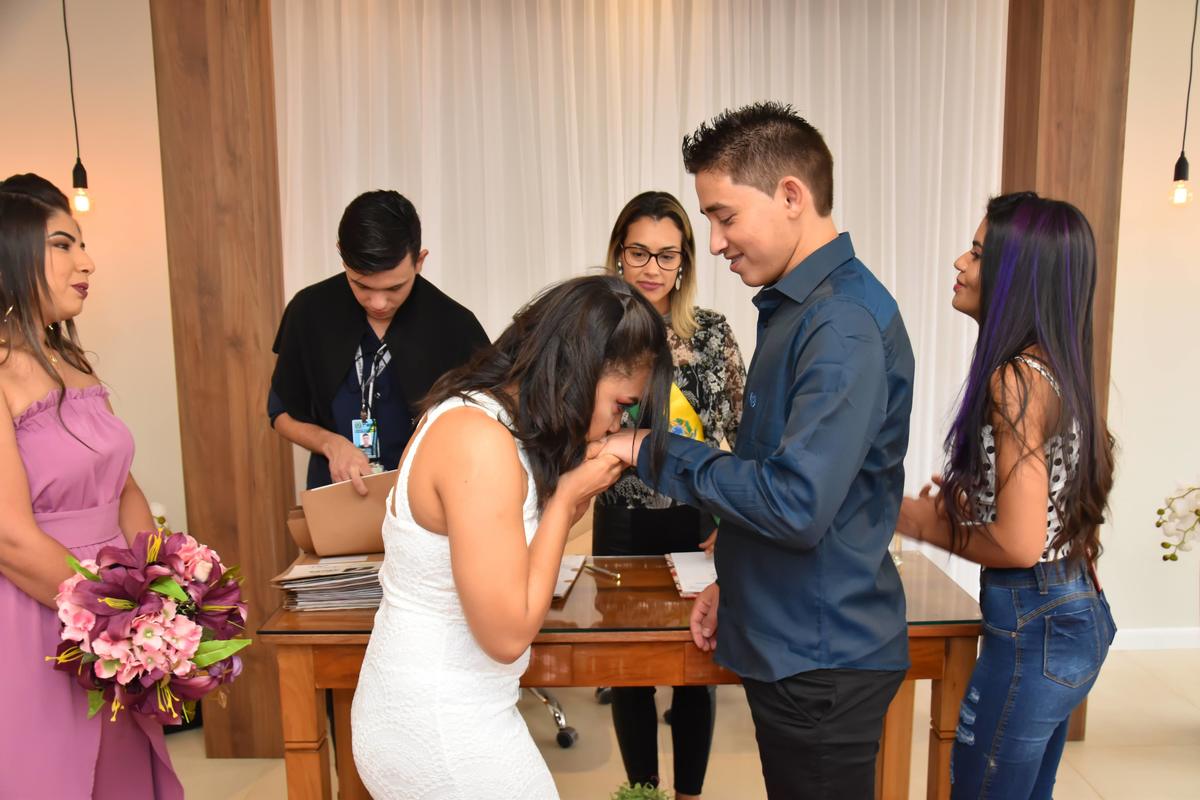 Cartório do 7º Ofício de Ceilândia Casamento de Laleska e Pedro