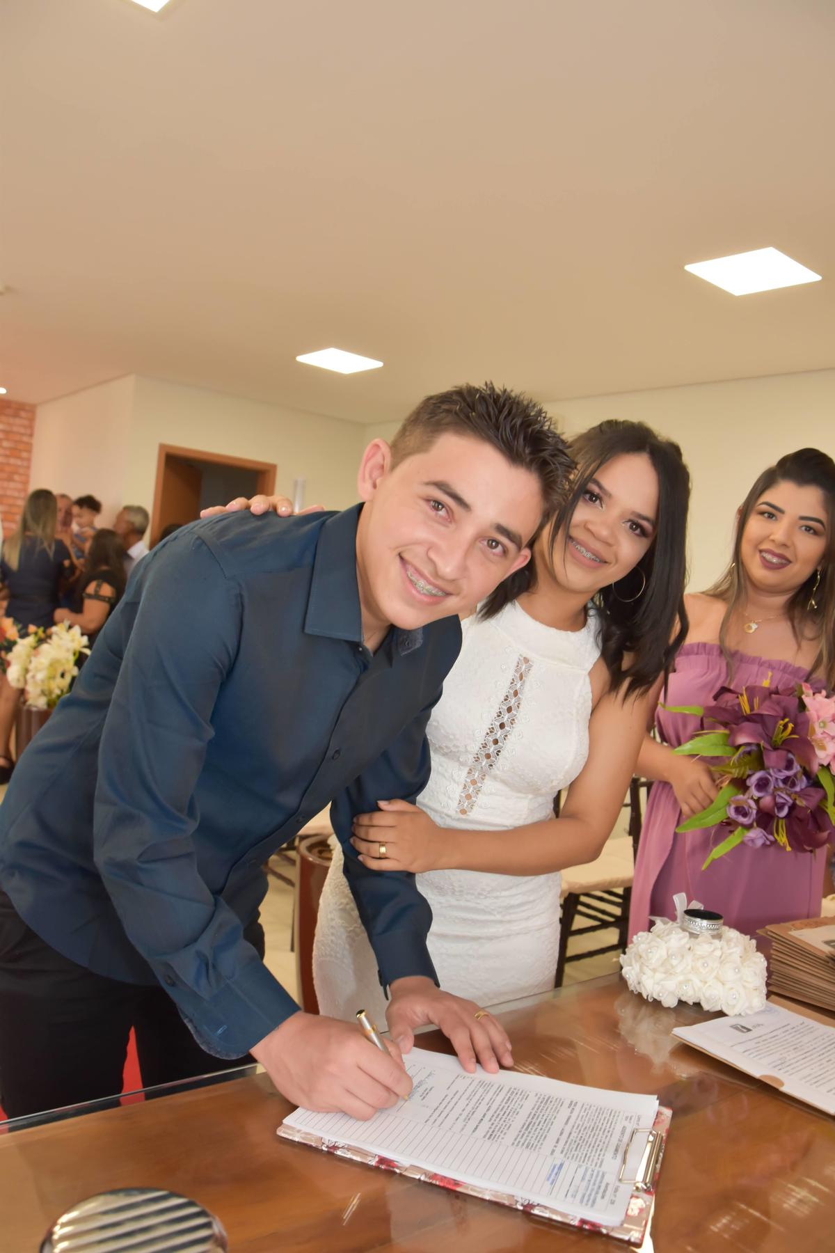 Cartório do 7º Ofício de Ceilândia Casamento de Laleska e Pedro