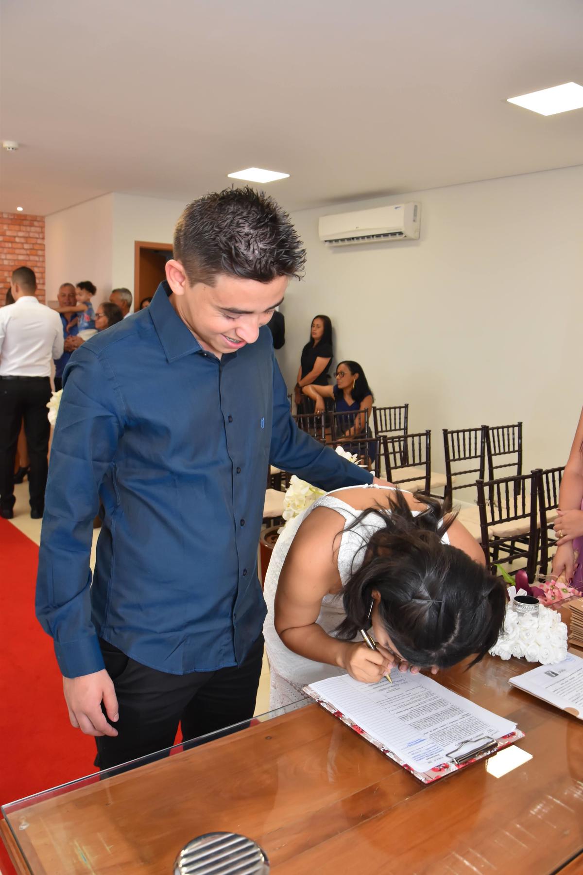 Cartório do 7º Ofício de Ceilândia Casamento de Laleska e Pedro