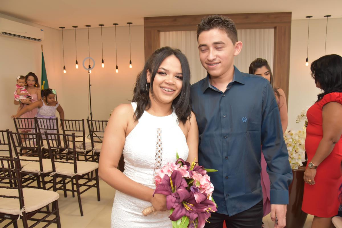 Cartório do 7º Ofício de Ceilândia Casamento de Laleska e Pedro