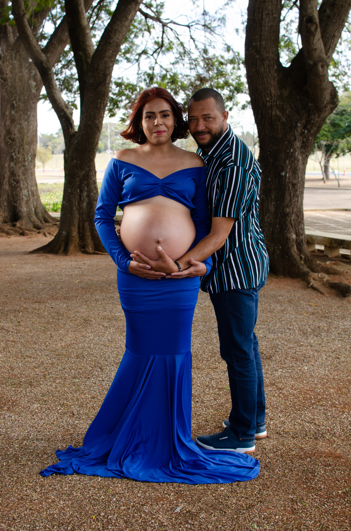 ensaio fotográfico de gestante Praça dos Cristais