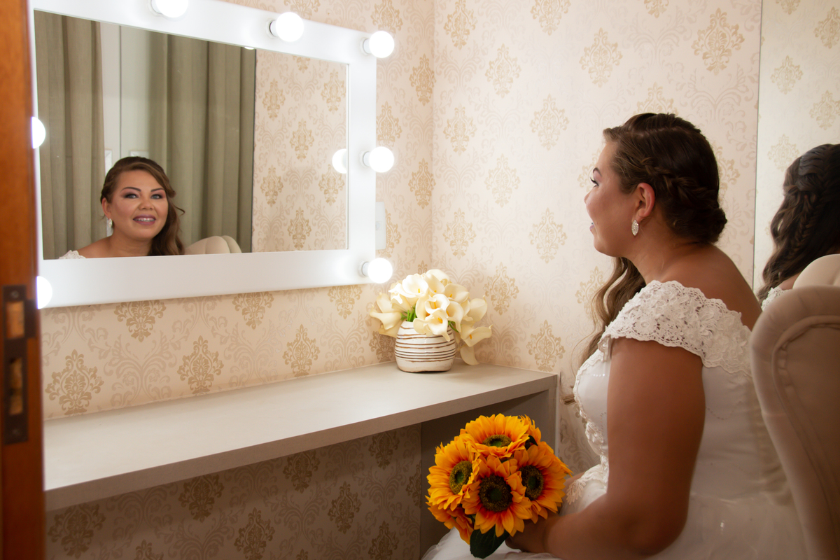 Sala da noiva no Cartório 7º Ofício Ceilândia