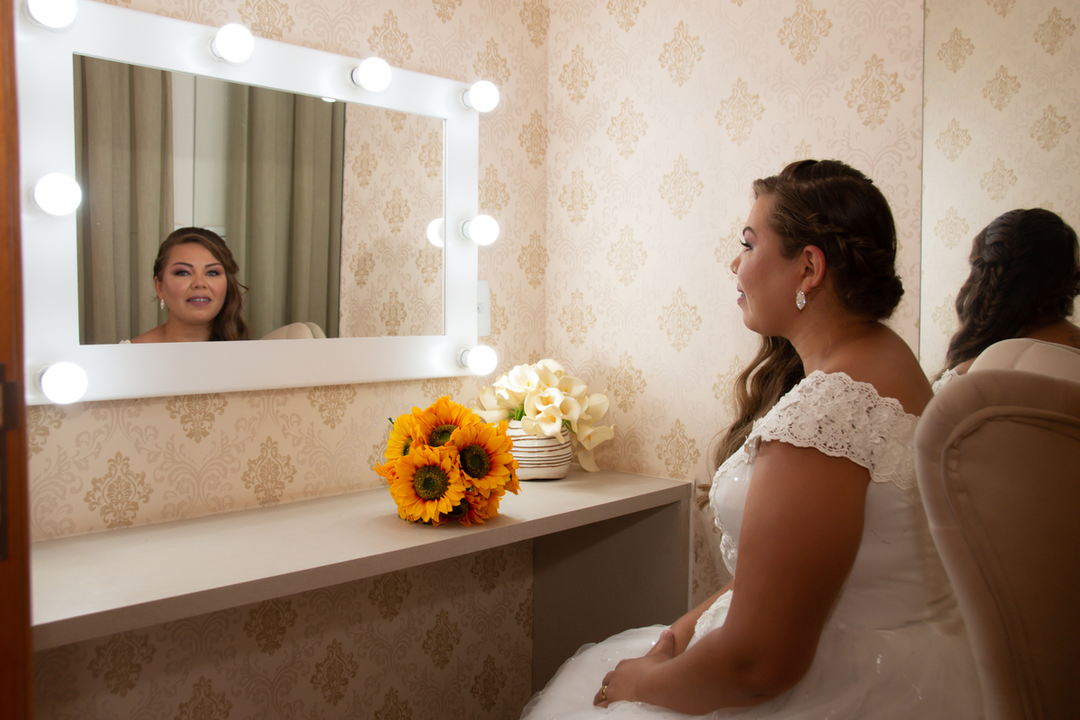 Sala da noiva no Cartório 7º Ofício Ceilândia