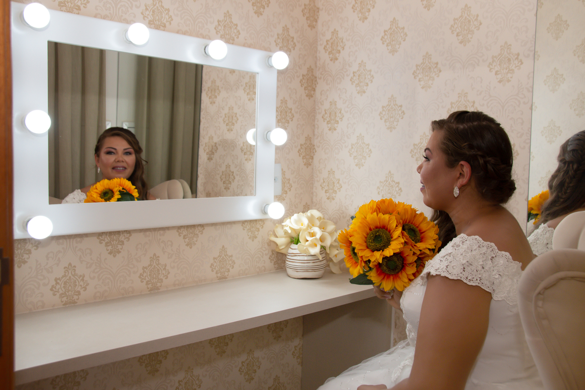 Sala da noiva no Cartório 7º Ofício Ceilândia