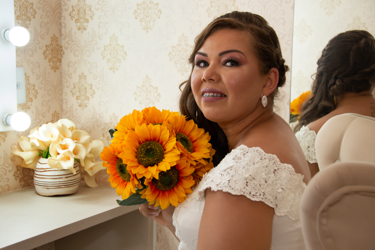 Sala da noiva no Cartório 7º Ofício Ceilândia