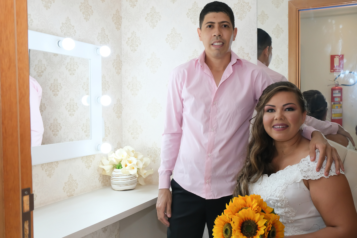 Sala da noiva no Cartório 7º Ofício Ceilândia