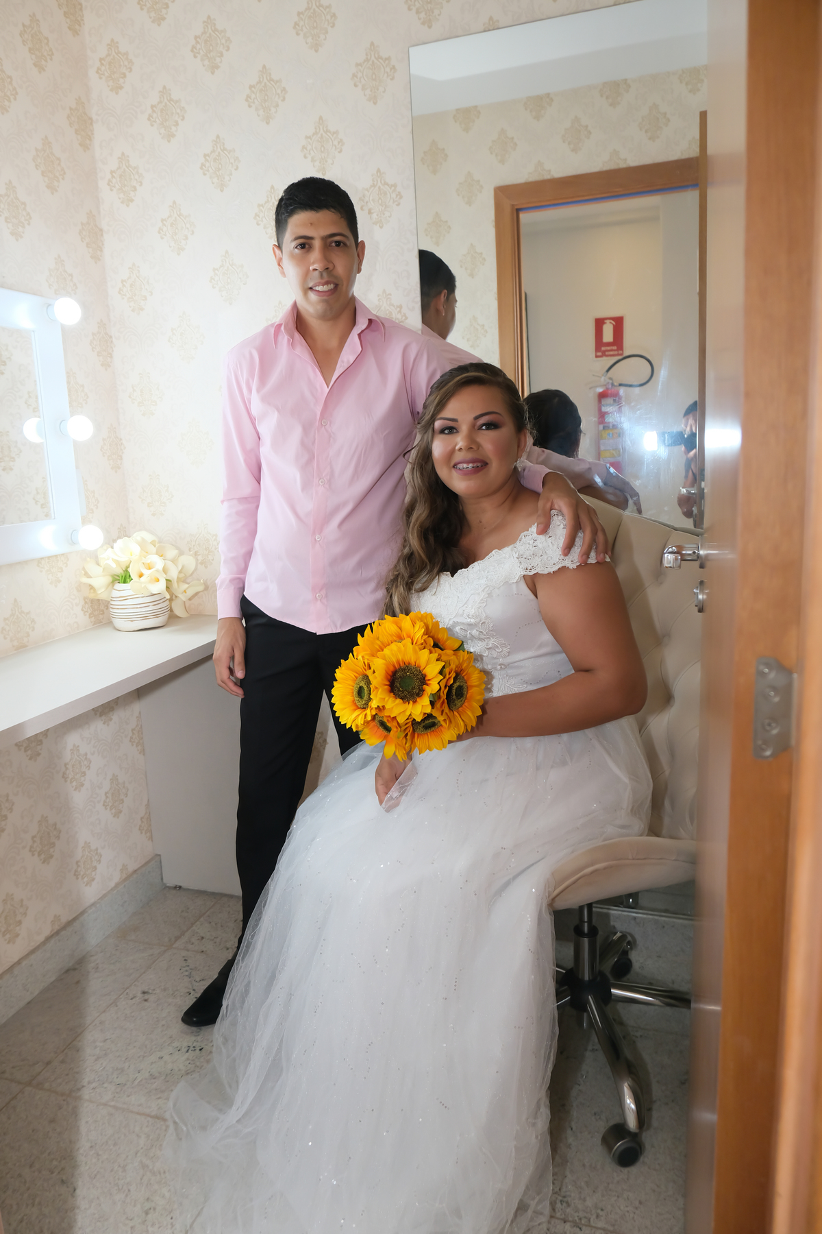 Sala da noiva no Cartório 7º Ofício Ceilândia