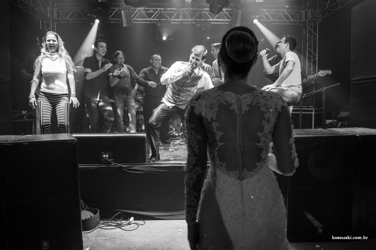 dancando para a noiva