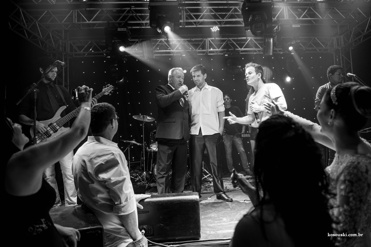 cantando com o sogro