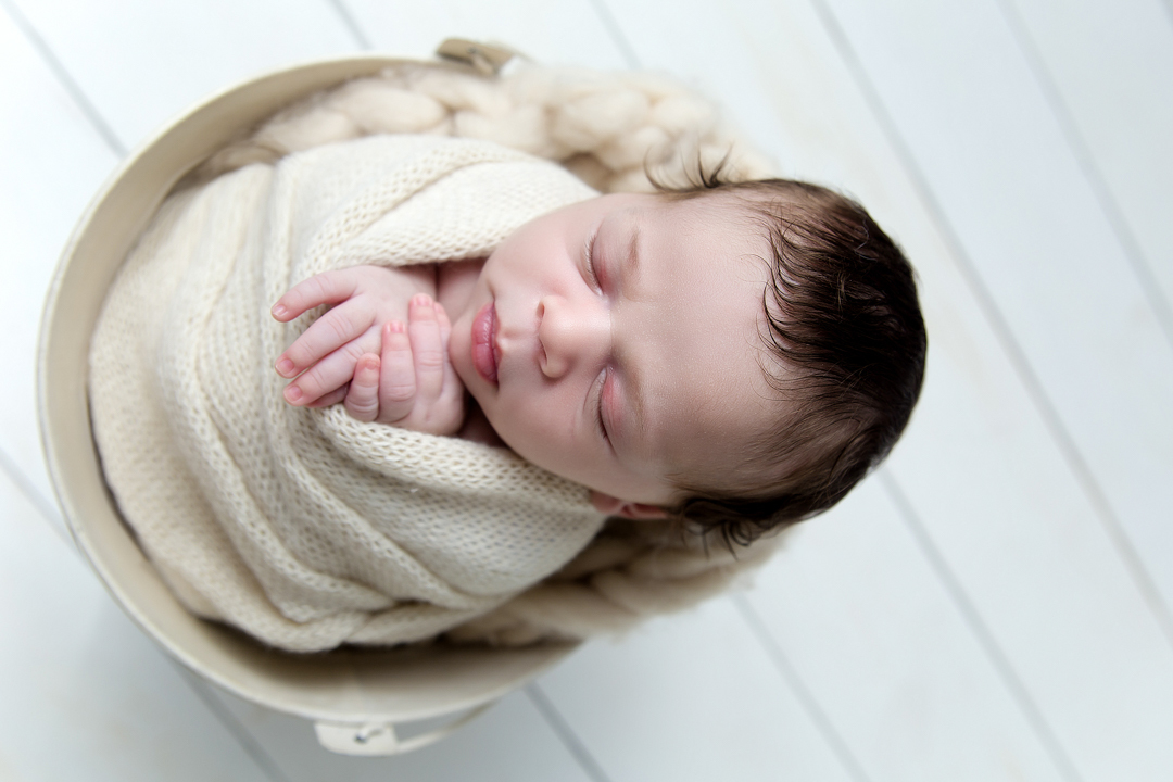 Ensaio de bebê recém nascido