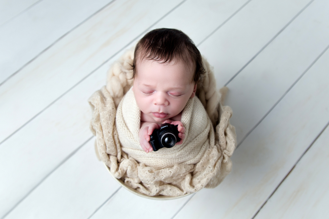 Ensaio de bebê recém nascido