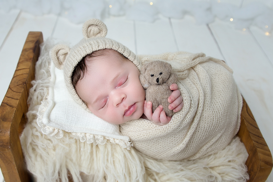 Ensaio de bebê recém nascido