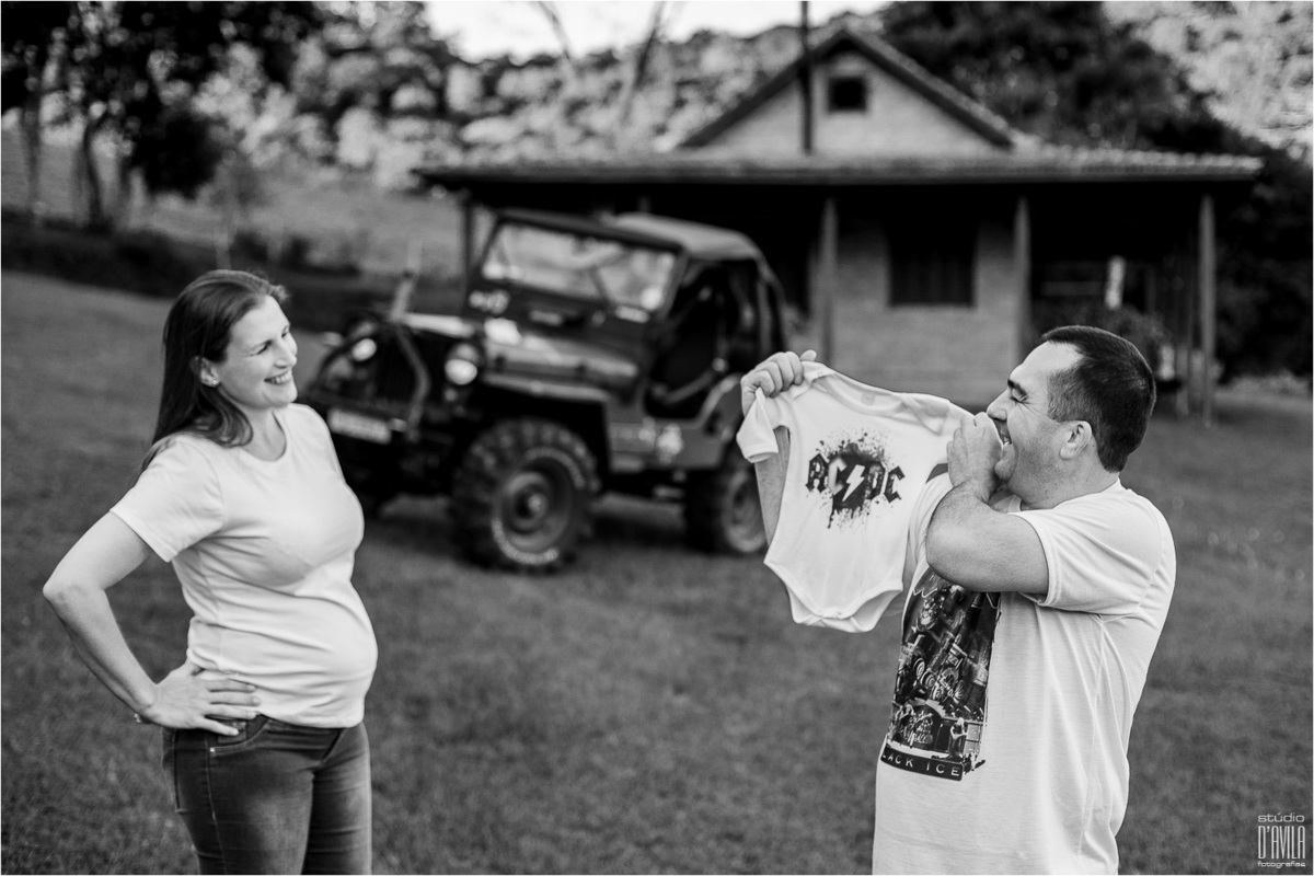 Gisi e Rogério à espera do Miguel