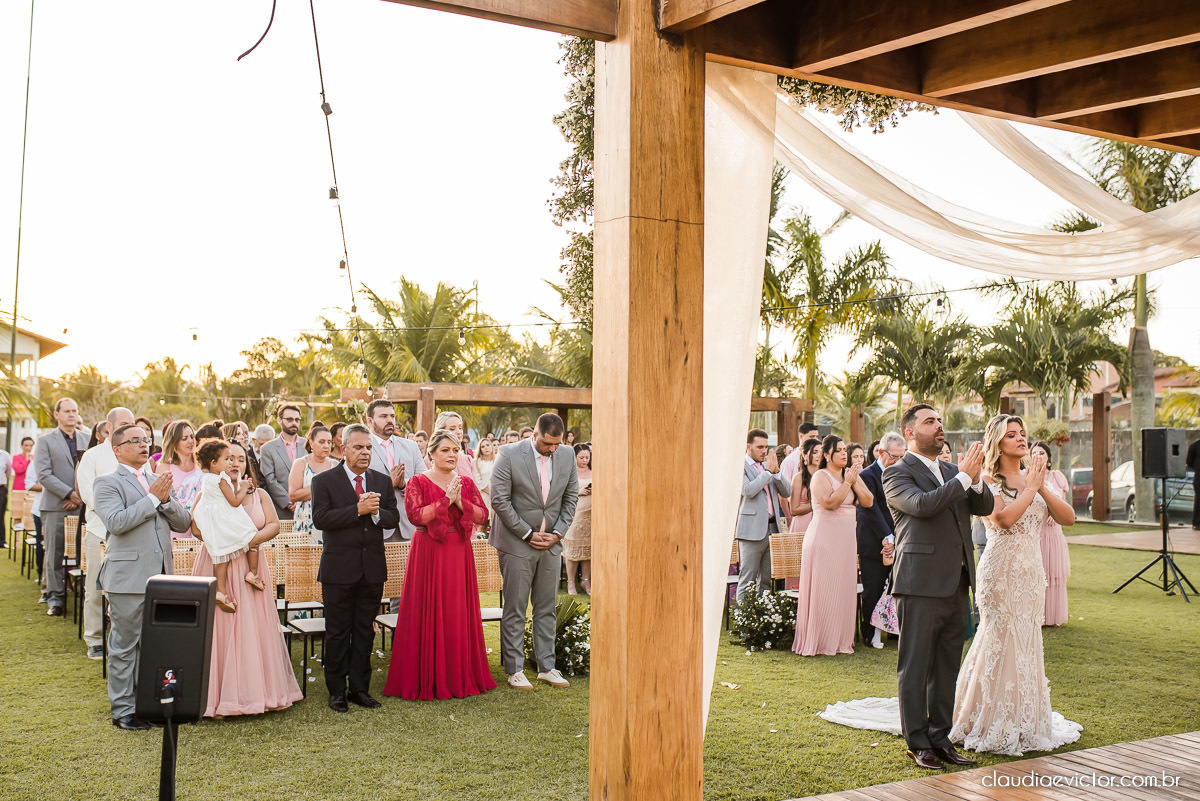 Casamento de dia por do sol fotógrafo de Casamento em Vila Velha fotógrafo de Casamento em Serra fotógrafo de Casamento em Vitória fotógrafo de Casamento em cariacica fotógrafo de Casamento em Aracruz noiva vestido de noiva cerimonial ponta dos Fachos