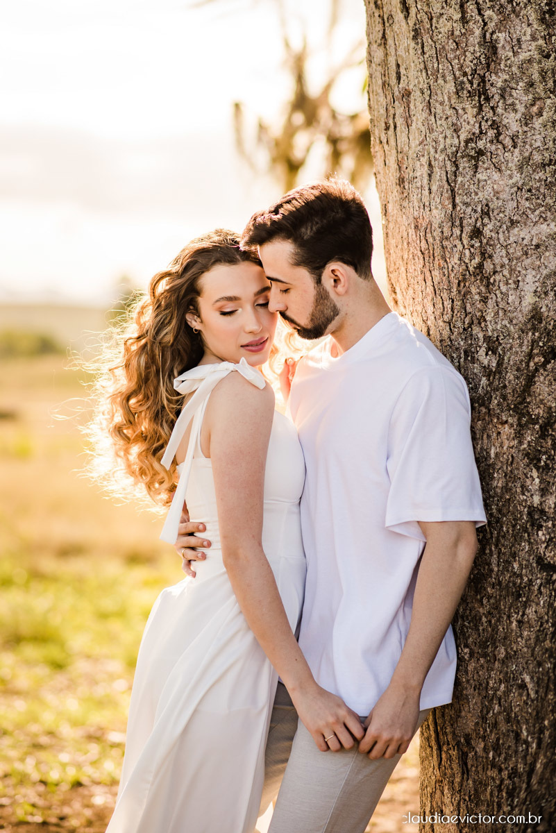Ensaio casal realizado por fotógrafos de casamento de vila velha espirito santo com por do sol num pre wedding na fazenda roncetti serra es poses para casal