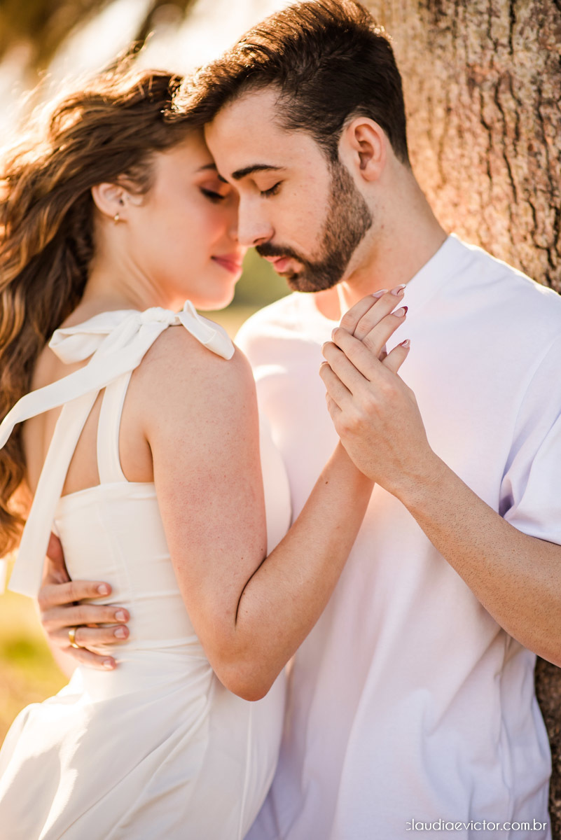 Ensaio casal realizado por fotógrafos de casamento de vila velha espirito santo com por do sol num pre wedding na fazenda roncetti serra es poses para casal