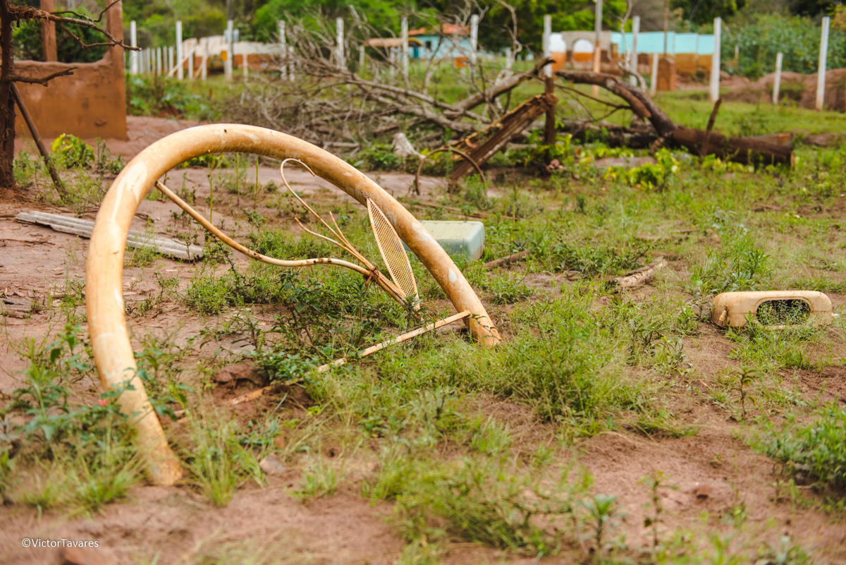 Fotos do rompimento da barragem da Samarco ocorrido em Mariana MG com lama destruição e ruínas em Paracatu de baixo Minas Gerais