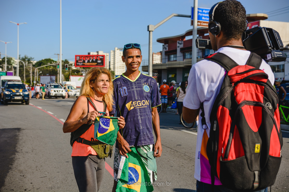 Passagem da tocha olimpica em Vila velha e Vitoria Espirito Santo chama olimpica Olimpiadas 2016 Rio2016 Rio Rio de Janeiro alegria jogos olimpicos Coca Cola Nissan Bradesco