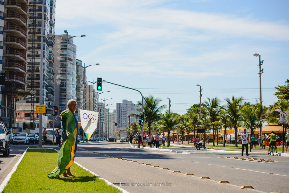 Passagem da tocha olimpica em Vila velha e Vitoria Espirito Santo chama olimpica Olimpiadas 2016 Rio2016 Rio Rio de Janeiro alegria jogos olimpicos Coca Cola Nissan Bradesco