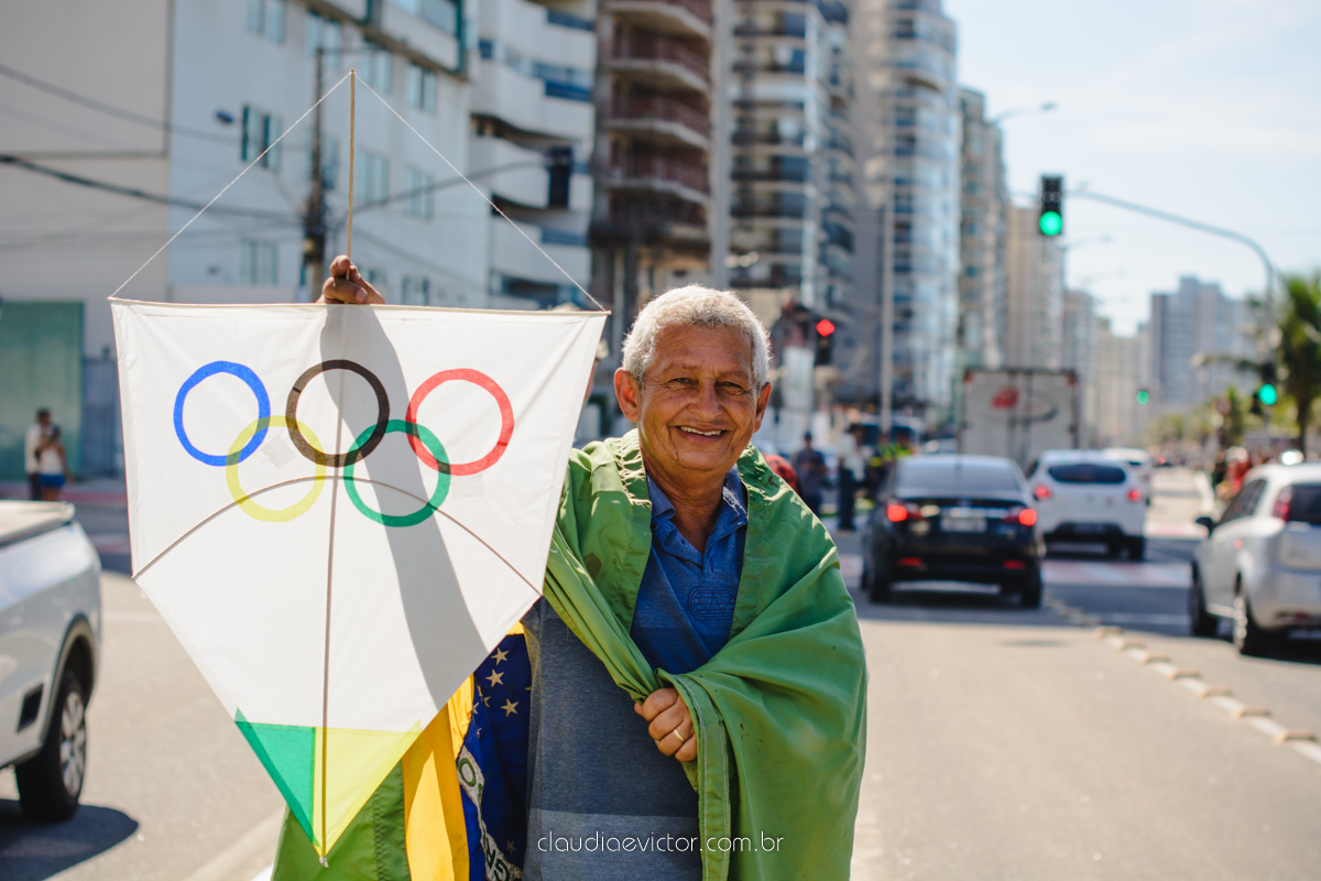 Passagem da tocha olimpica em Vila velha e Vitoria Espirito Santo chama olimpica Olimpiadas 2016 Rio2016 Rio Rio de Janeiro alegria jogos olimpicos Coca Cola Nissan Bradesco