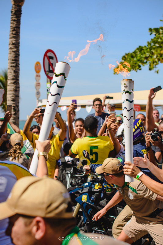 Passagem da tocha olimpica em Vila velha e Vitoria Espirito Santo chama olimpica Olimpiadas 2016 Rio2016 Rio Rio de Janeiro alegria jogos olimpicos Coca Cola Nissan Bradesco
