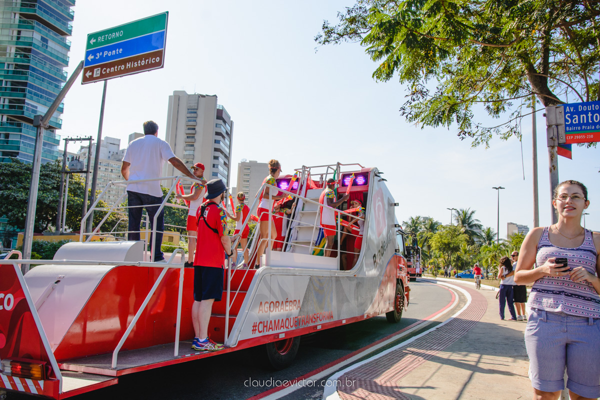 Passagem da tocha olimpica em Vila velha e Vitoria Espirito Santo chama olimpica Olimpiadas 2016 Rio2016 Rio Rio de Janeiro alegria jogos olimpicos Coca Cola Nissan Bradesco