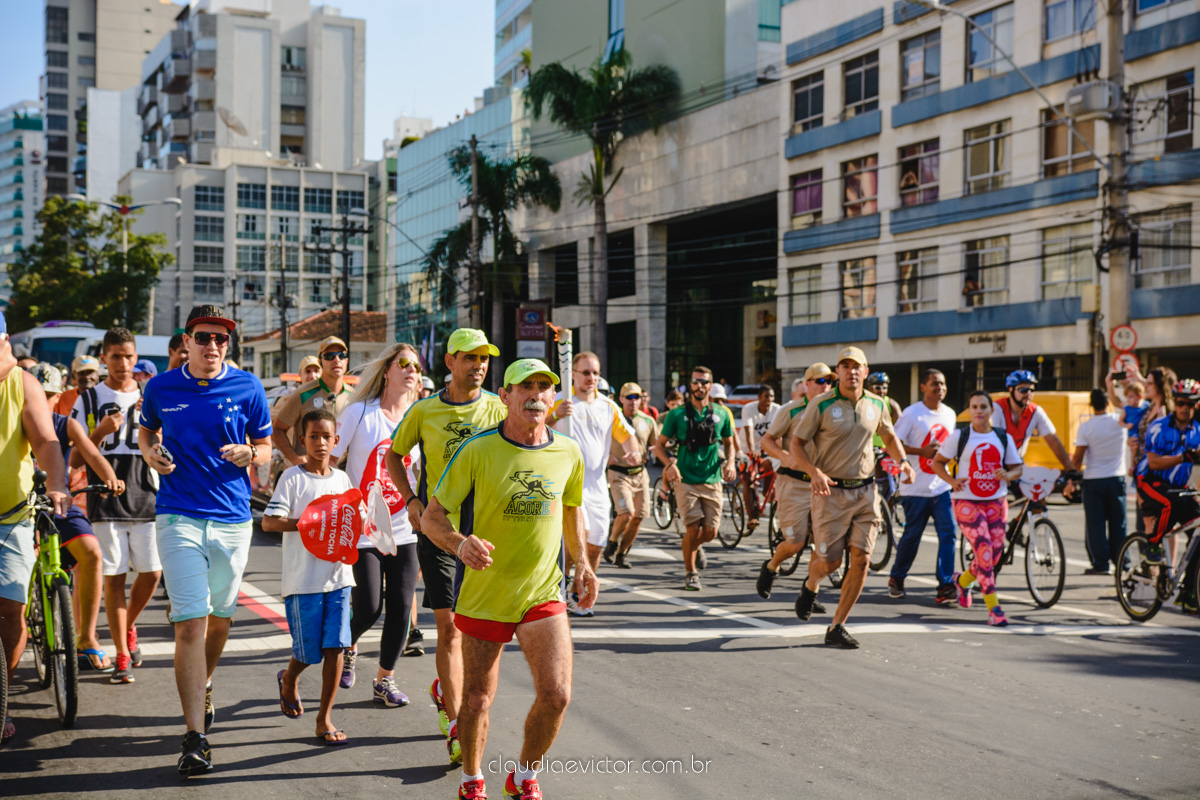 Passagem da tocha olimpica em Vila velha e Vitoria Espirito Santo chama olimpica Olimpiadas 2016 Rio2016 Rio Rio de Janeiro alegria jogos olimpicos Coca Cola Nissan Bradesco