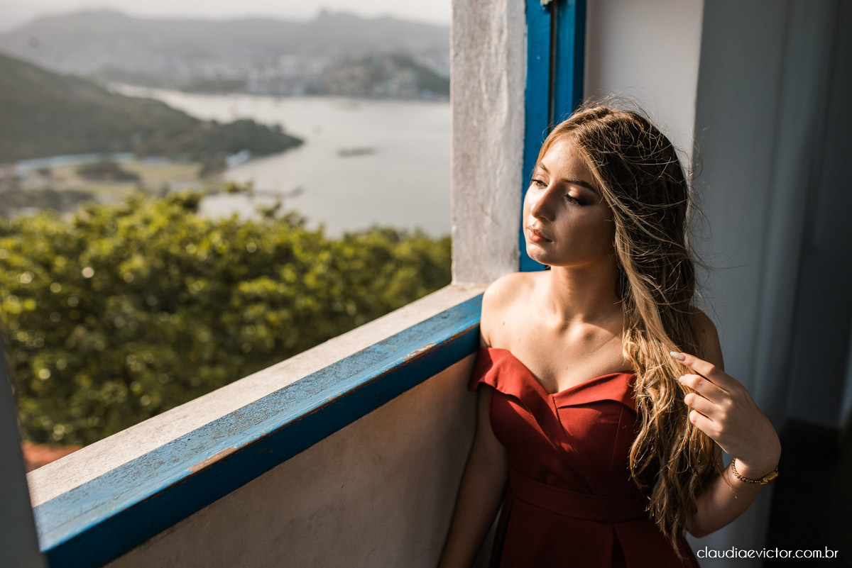 ensaio feminino 15 anos debutante por fotógrafo de casamento em vila velha fotografo de casamento em vitória espirito santo es parque de diversões pousada do Farol convento da Penha
