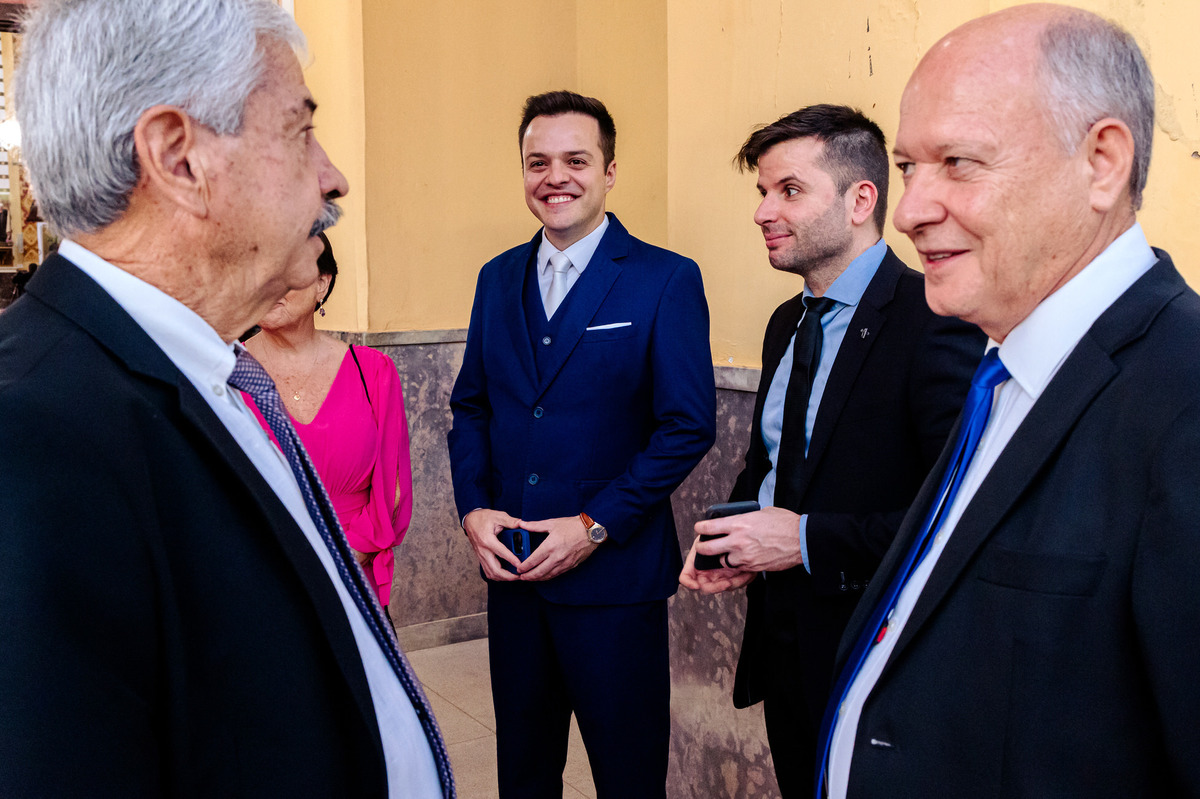 Padrinos e familiares Igreja