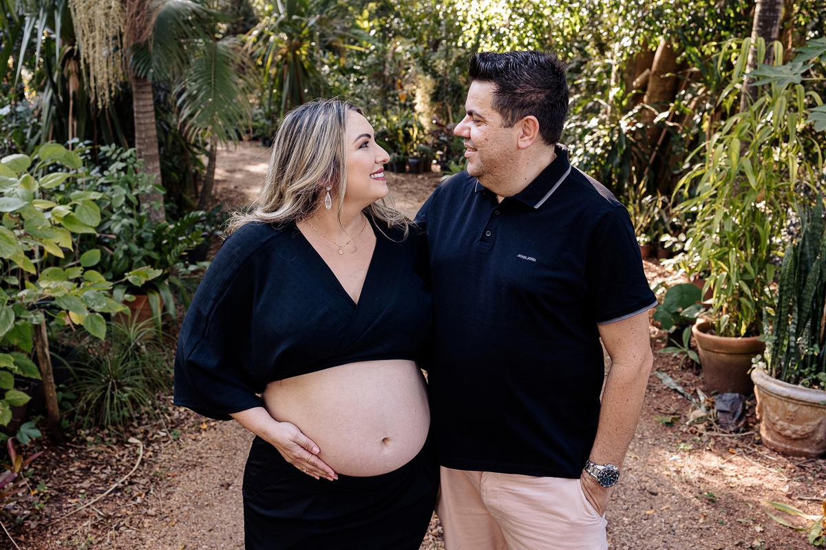 olhar apaixonado dos Pais