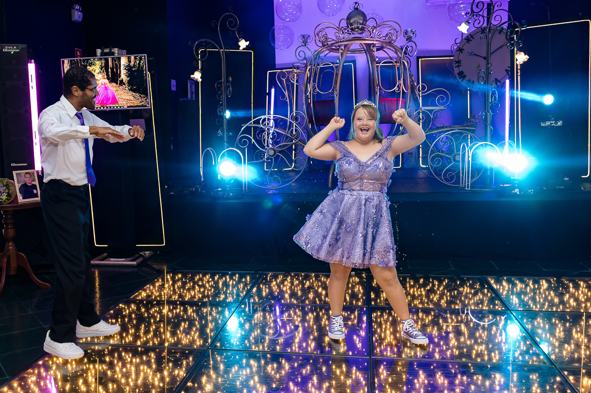 dança especial com seu mestre