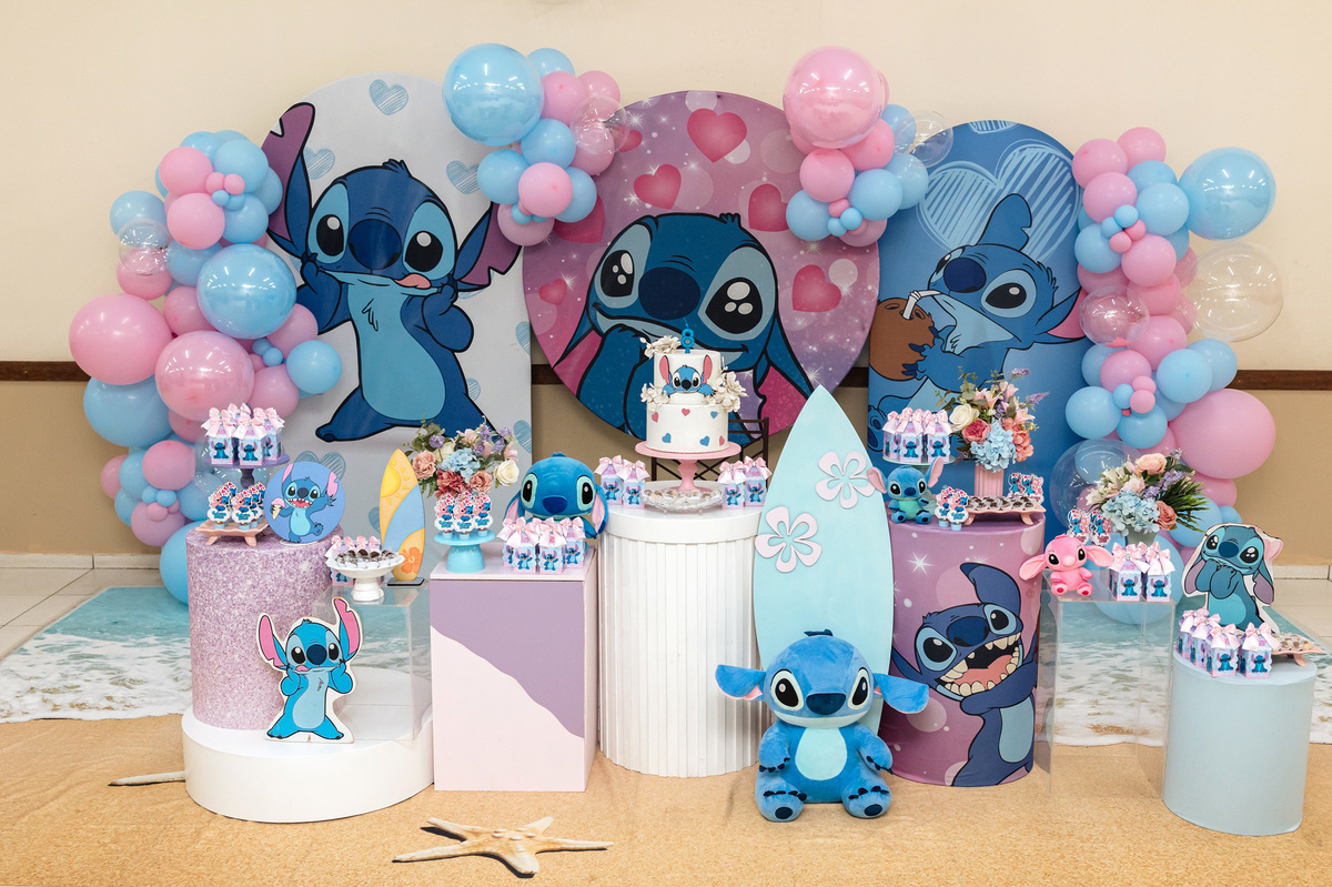 decoracao mesa do bolo