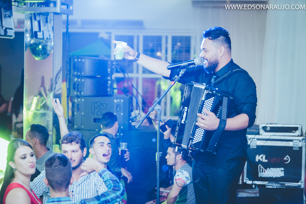 Gustavo Beltrão, toca sanfoneiro, Casamento Nayane e Andre em Joao Pinheiro MG