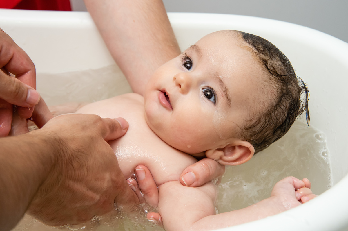 banho do bebé