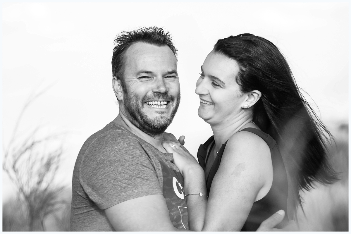 Os noivos divertidos