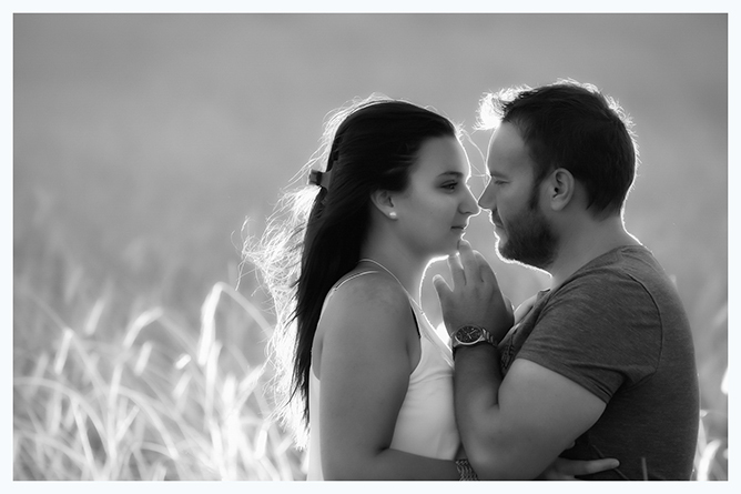 fotografia os noivos numa seara