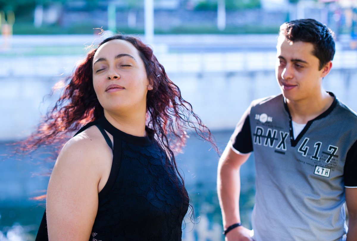 A noiva com os cabelos ao vento-fotografia- Bragança