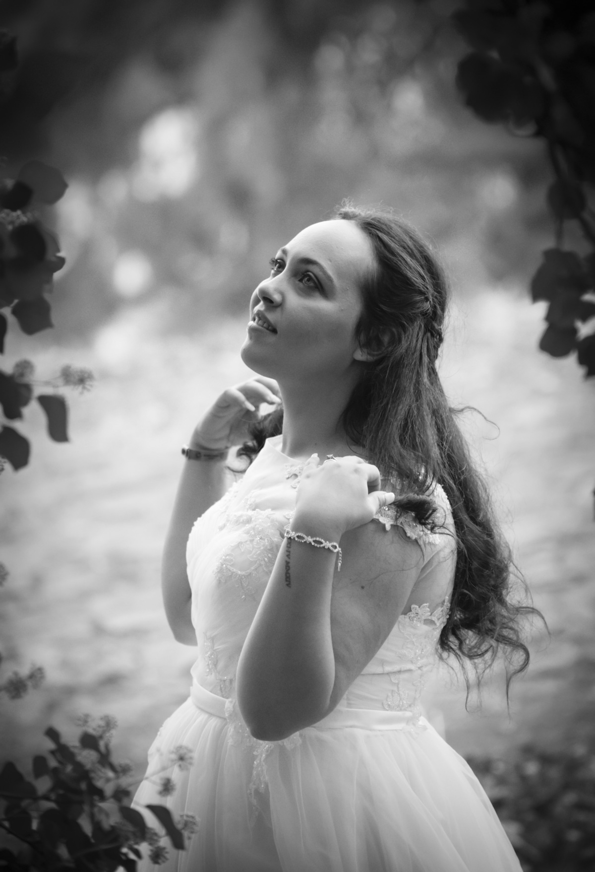 A noiva em momentos de prazer-fotografia-casamento-Bragança