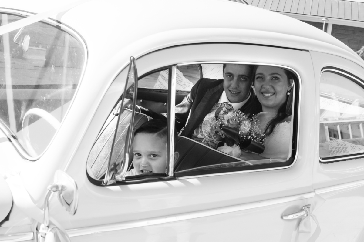 Os noivos e o filho