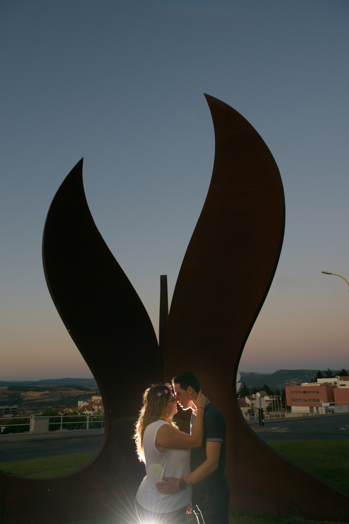 Noivo- Sessão pré wedding - Fotografia ao pôr do Sol